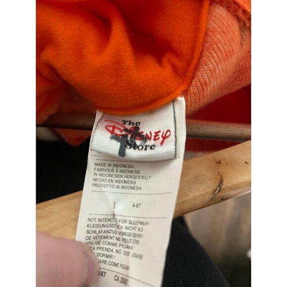 Vintage The Disney Store Kids Childrens Tigger 4-6T Orange Full Body Costume Zip - Picture 9 of 10